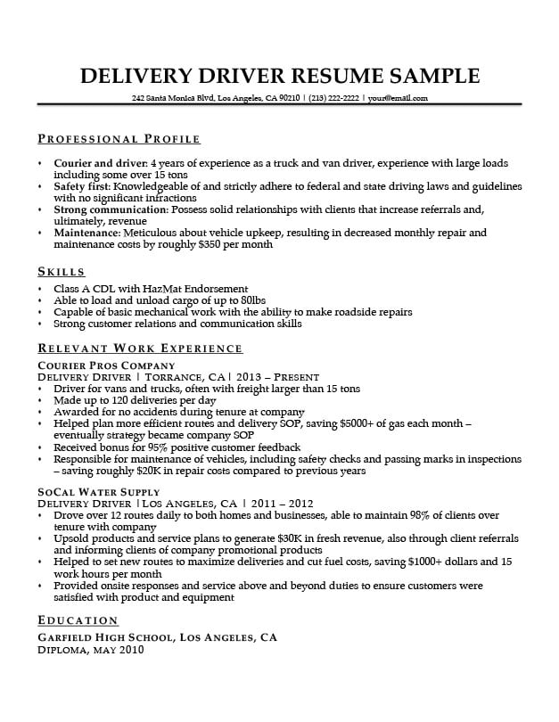combination resume samples