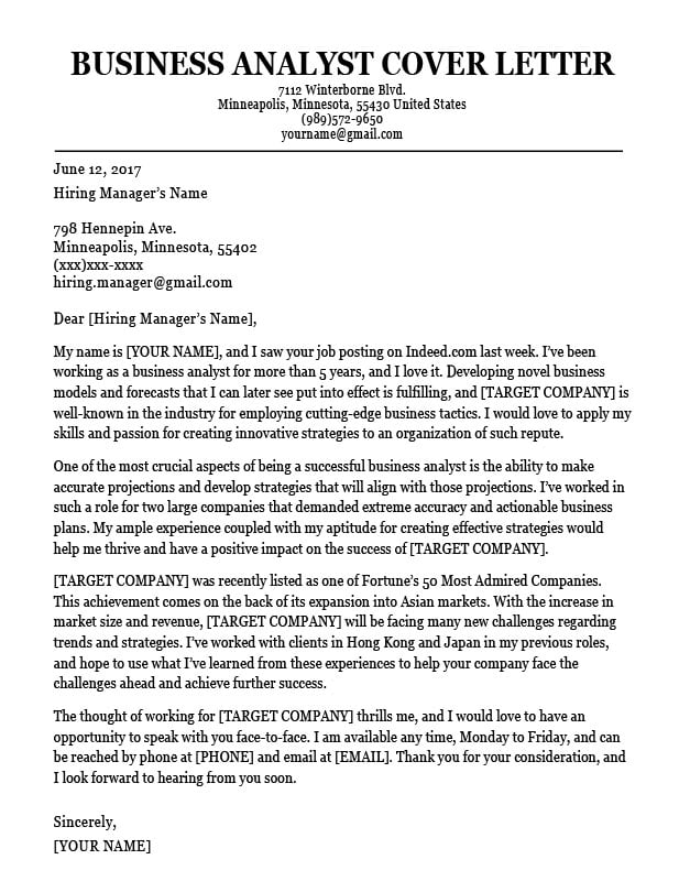 Business Analyst Experience Letter Sample Businessemailexample