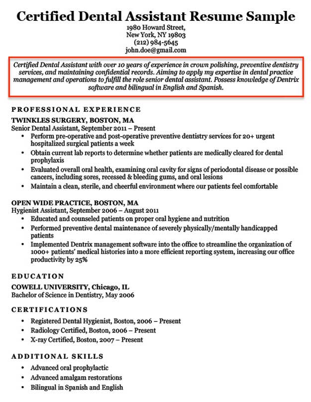 Resume Objective Examples for Students and Professionals | RC