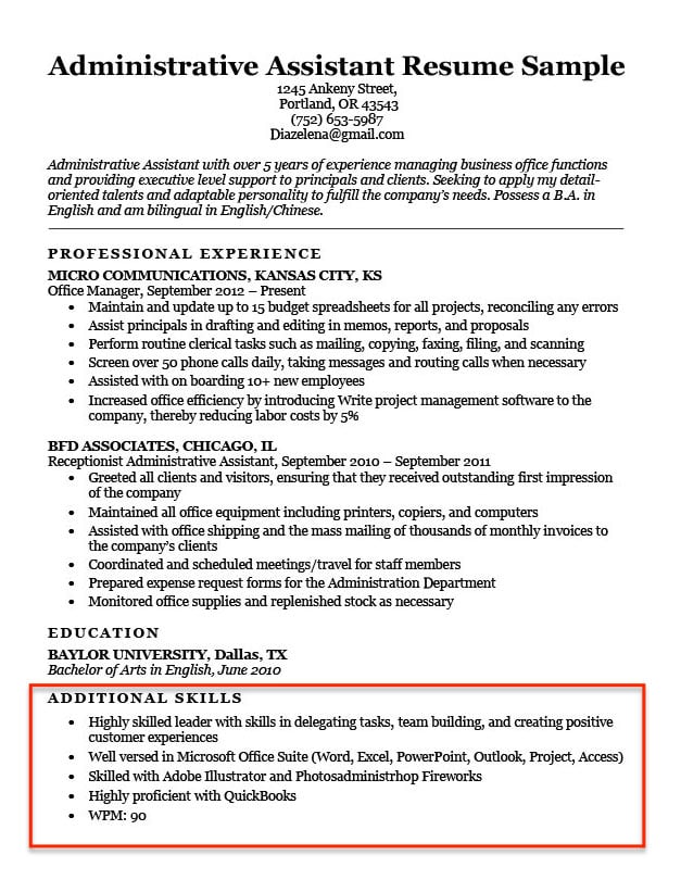 20+ Skills for Resumes Examples Included  Resume Companion