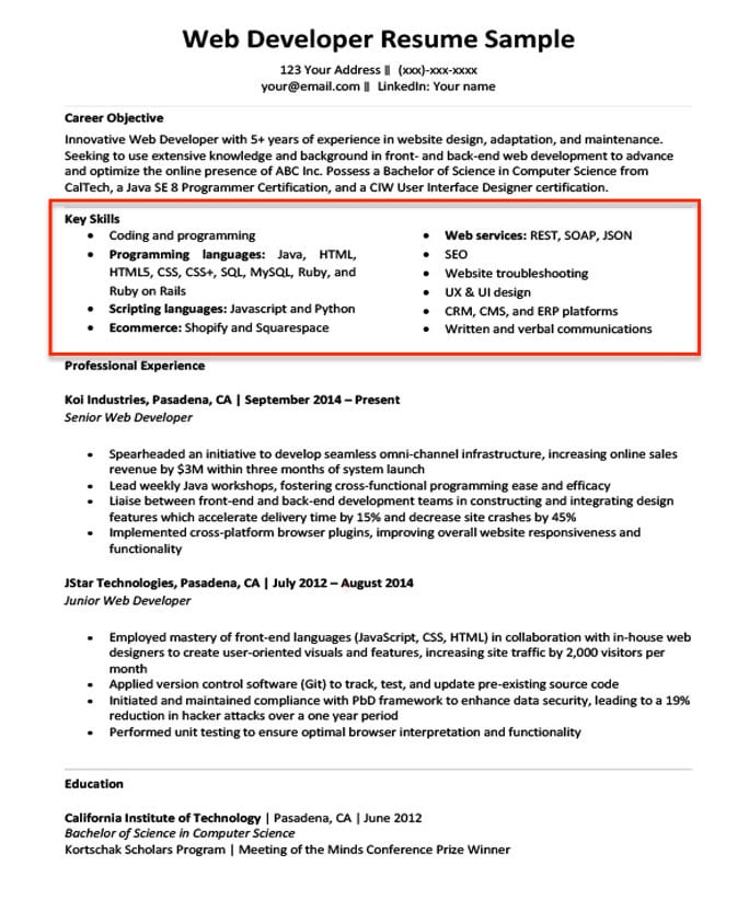 20+ Skills for Resumes Examples Included  Resume Companion