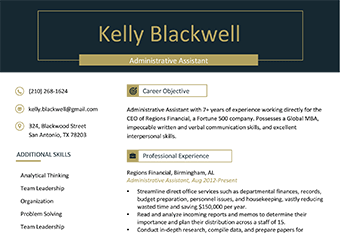 professional resume templates featured image