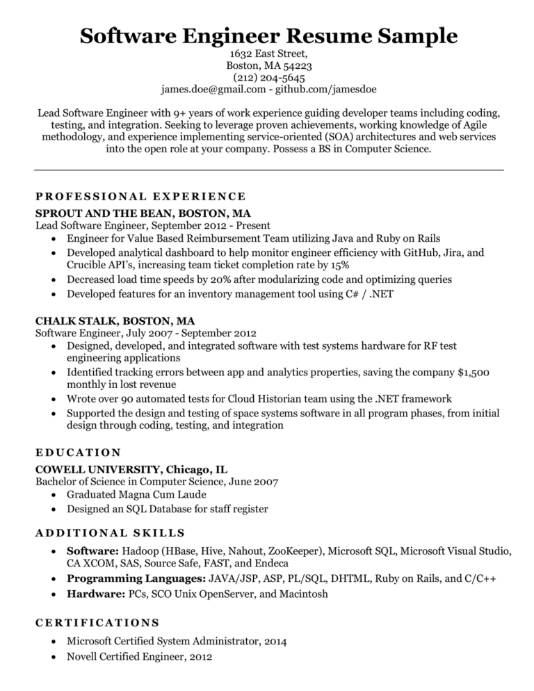 software-engineer-resume-writing-guide-12-samples-pdf-2019