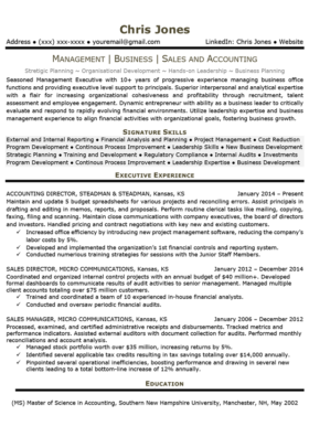 Forest Green C-Level Resume Template