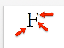 serif letter example