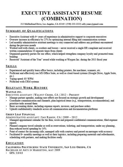 8 Resume Summary Examples Pdf Word