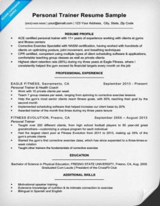 chronological resume format