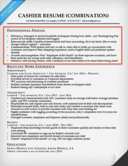 resume profile