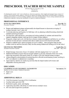 Teaching Resume And Cover Letter from resumecompanion.com