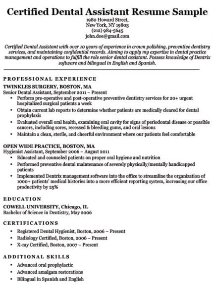 Medical Assistant Resume Sample Resume Companion
