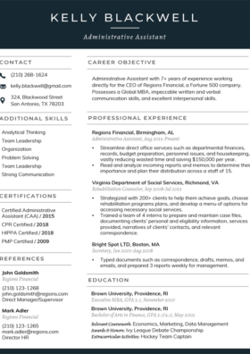 Imperial Gold Classic Resume Template