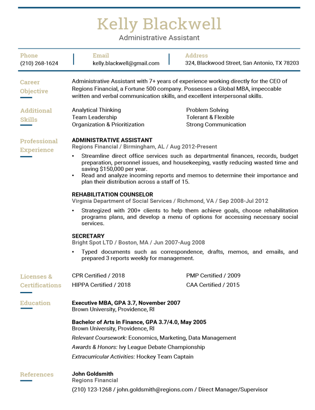 Free Modern Resume Templates [Word Download] | Resume Companion