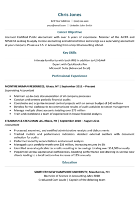 Aquatic Blue Stand-Out Resume Template