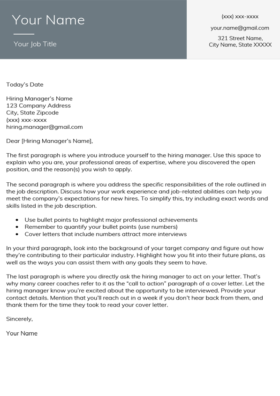 Slate Stanford Cover Letter Template
