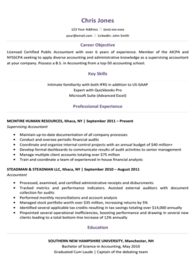 Amethyst Purple Stand-Out Resume Template
