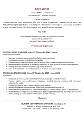Ruby Red Stand-Out Resume Template